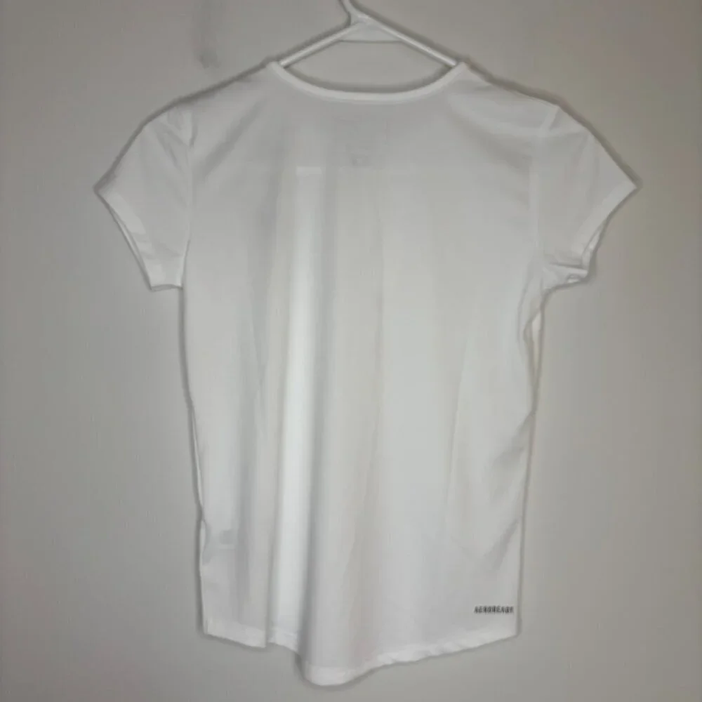 ADIDAS NEW Short Sleeve Tee Girls S(7/8) Aeroready Pink Yellow Crew Neck Reg Fit